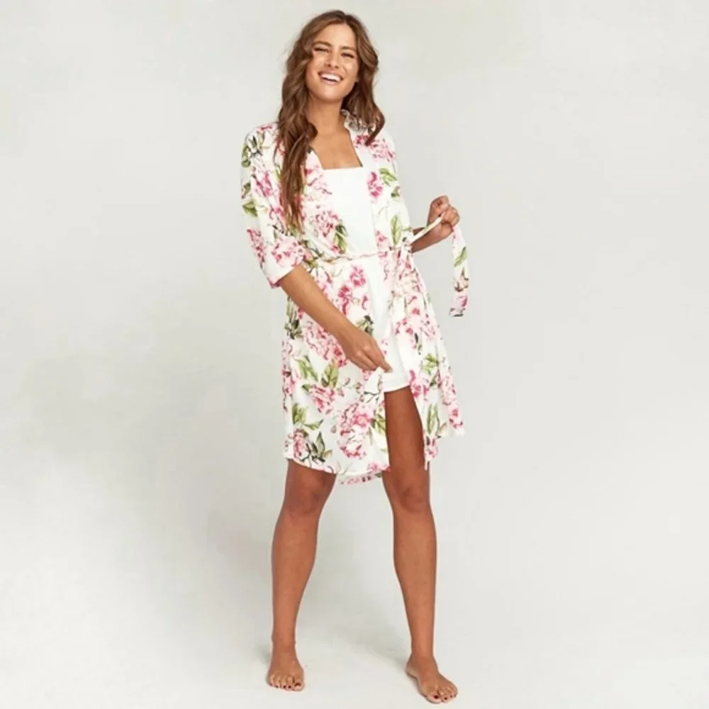 NWOT Show Me Your Mumu Bride Robe -Garden Of Blooms - Picture 5 of 5